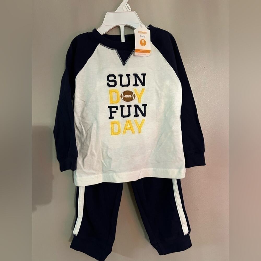 GYMBOREE BOYS SHIRT WITH MATCHING PANTS SIZE 18-24 MONTHS NWT